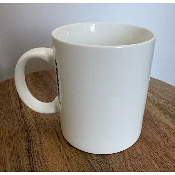 2015 Starbucks Classic Logo White Green‎ Mermaid Siren Coffee Mug 12 oz - Picture 3 of 5